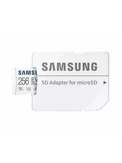 Карта памяти Microsd Class 10 Evo Plus 256GB