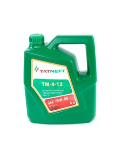 Масло Татнефть трансмиссионное 75W85 GL-4 4 л