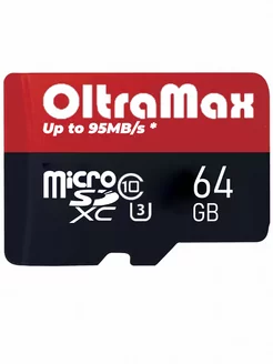 Карта памяти MicroSD 64GB C10 Premium UHS-I U3