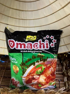 Лапша быстрого приготовления Omachi со вкусом креветки, 78 г