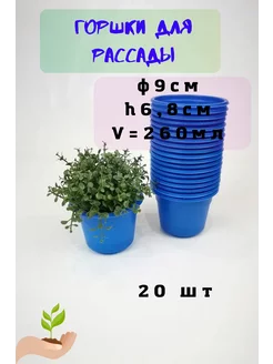 Горшки для рассады круглые