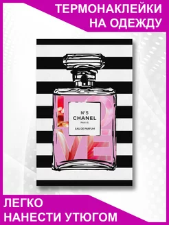 Термонаклейка на одежду Chanel Шанель