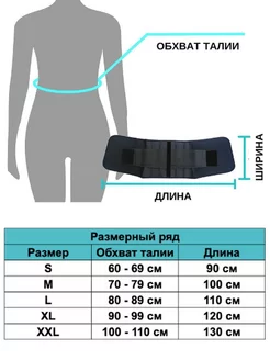 Пояс для похудения живота - корсет утягивающий для спины