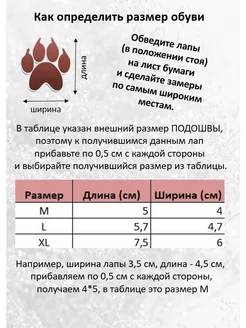 Обувь для собак ботинки