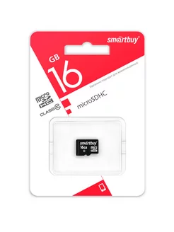 Карта памяти (SB16GBSDCL10-00LE) MICROSDHC 16GB СLASS10 LE