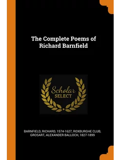 The Complete Poems of Richard Barnfield