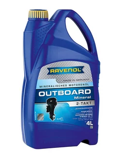 Масло моторное Outboard 2T Mineral 4 л мин