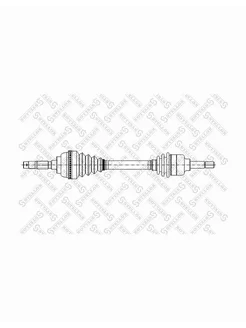 Привод левый 790mm, 20950 Fiat Ducato перед