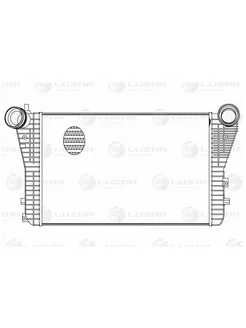 ОНВ (радиатор интеркулера) для а м VW Tiguan (08-) (быстр