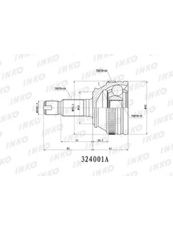 ШРУС внешний 28 32 ABS 60 перед