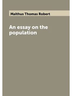 An essay on the population