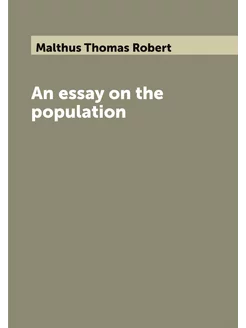 An essay on the population