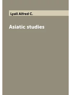 Asiatic studies