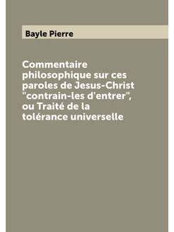 Commentaire philosophique sur ces paroles de Jesus-C