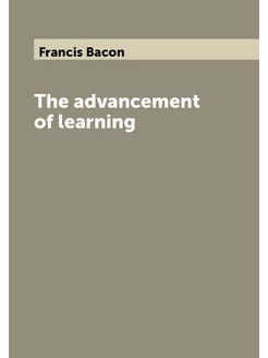 The advancement of learning