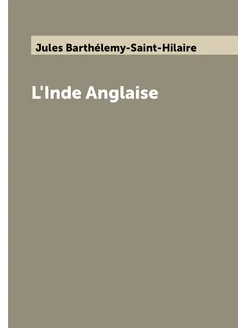 L'Inde Anglaise