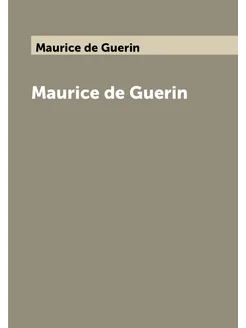 Maurice de Guerin