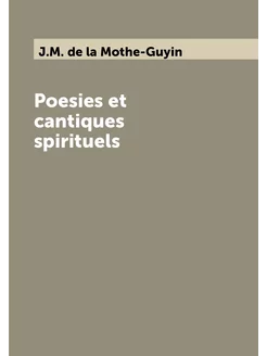 Poesies et cantiques spirituels