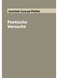 Poetische Versuche