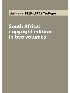 South Africa copyright edition in two volumes