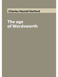 The age of Wordsworth