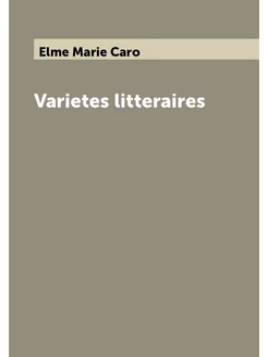 Varietes litteraires