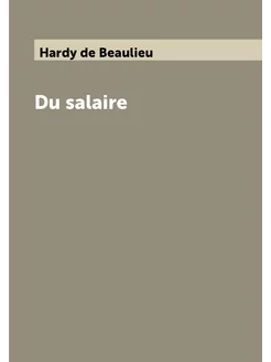 Du salaire