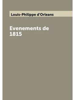 Evenements de 1815