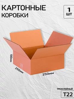 Коробка картонная 25x25x10 1 шт