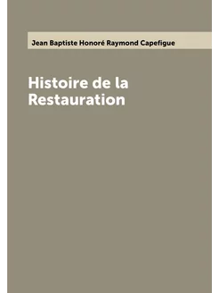 Histoire de la Restauration