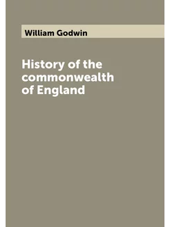 History of the commonwealth of England