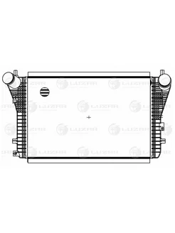 ОНВ (радиатор интеркулера) для а м VW Tiguan (08-) Passat