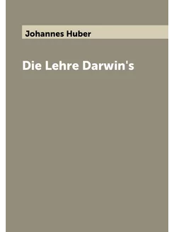 Die Lehre Darwin's