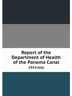 Report of the Department of Health of