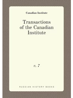 Transactions of the Canadian Institut