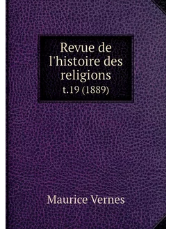 Revue de l'histoire des religions. t