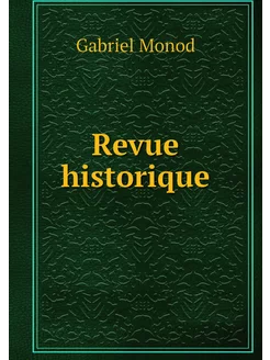 Revue historique