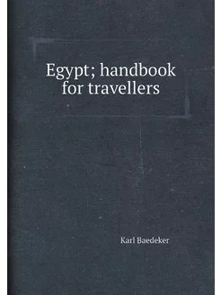 Egypt handbook for travellers