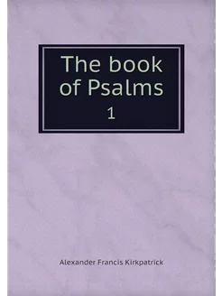 The book of Psalms. 1