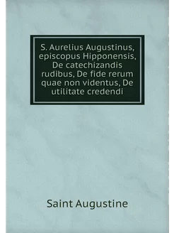 S. Aurelius Augustinus, episcopus Hip