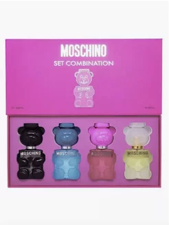 Духи мишки набор подарочный 4в1 moschino toy 4х30мл москино