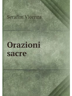 Orazioni sacre