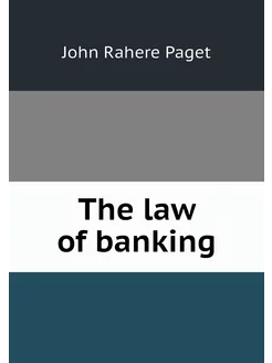 The law of banking