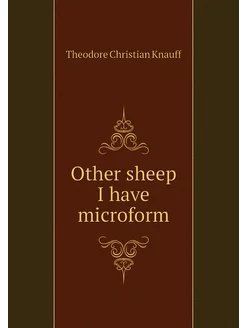 Other sheep I have microform