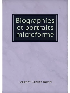 Biographies et portraits microforme