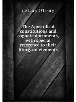 The Apostolical constitutions and cog