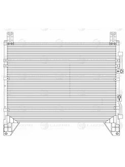 Радиатор кондиц. для а м SsangYong Rexton II (06-) 2.0D 2