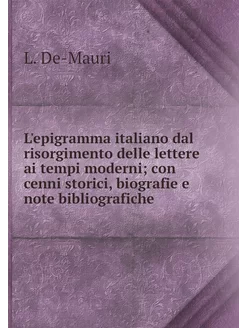 L'epigramma italiano dal risorgimento