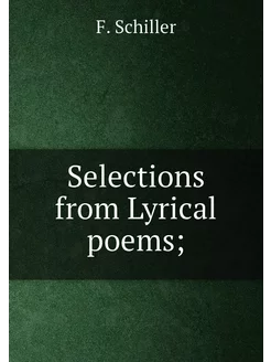 Selections from Lyrical poems