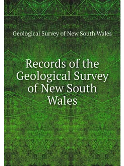 Records of the Geological Survey of N